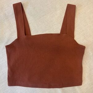 Abercrombie & Fitch Soft Ribbed Crop Tank Top Size Large